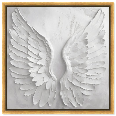 Wings of Pure Radiance III Canvas Wings Wall Art by Art Remedy