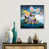 White Framed