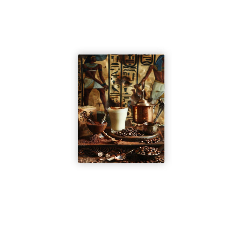 Art mural rétro sur toile, 20 x 16 po, café rétro