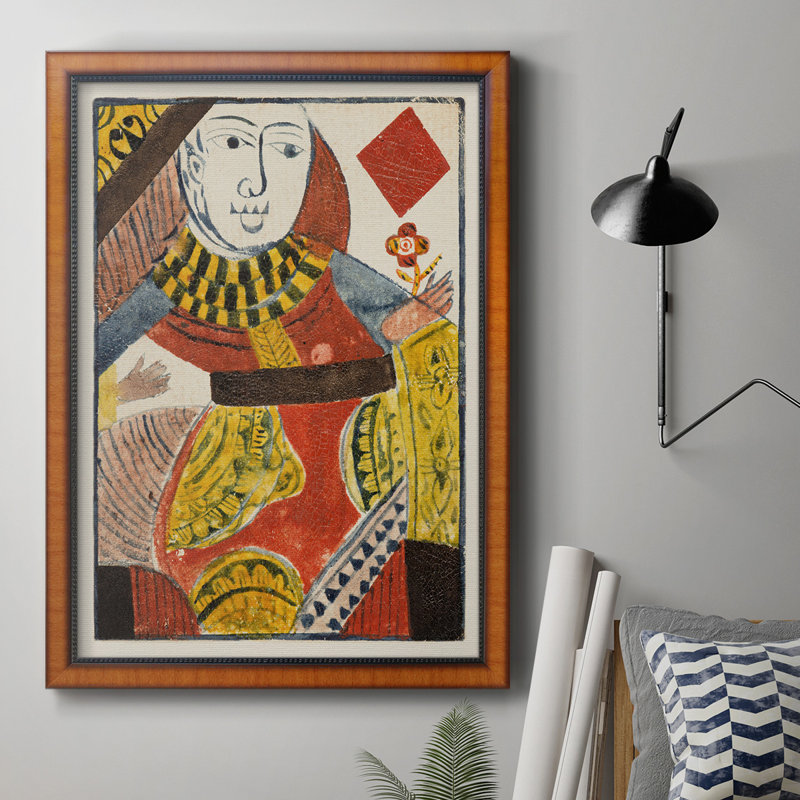 " Vintage Cards IV " Painting Print, 36" H x 24" W