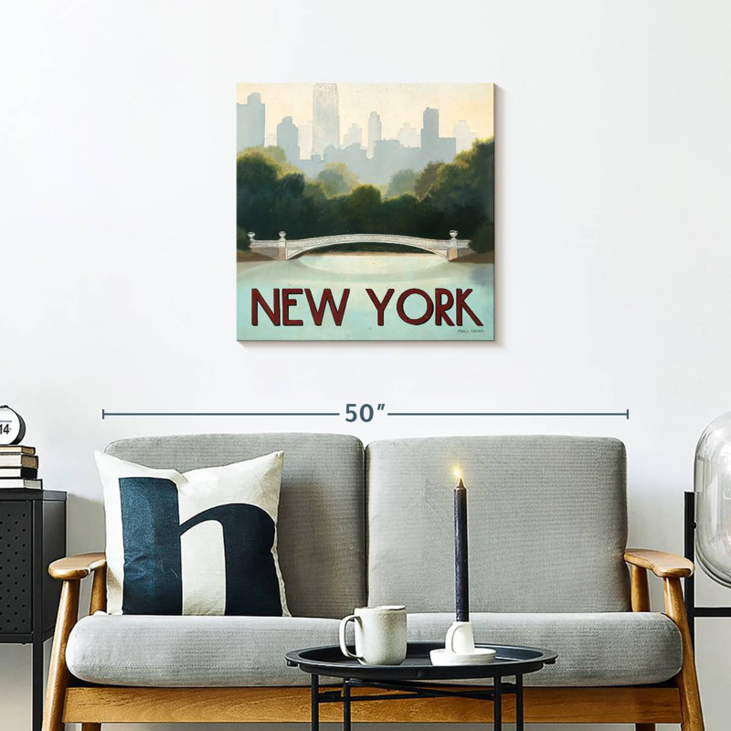 City Skyline, New York, H 24 po x l 24 po