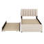 Lit plateforme tapissier simple Teddy-1833390544