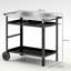 80cm H x 100cm W BBQ Trolley