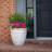 19" Wright Planter, Whitestone Finish