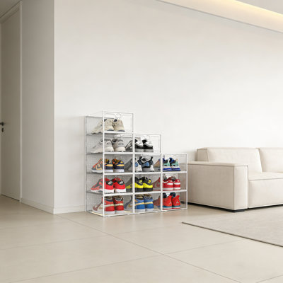 Large Transparent Stackable Shoe Storage Box