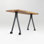 Table de bout en métal avec roulettes Compa, ensemble de 2