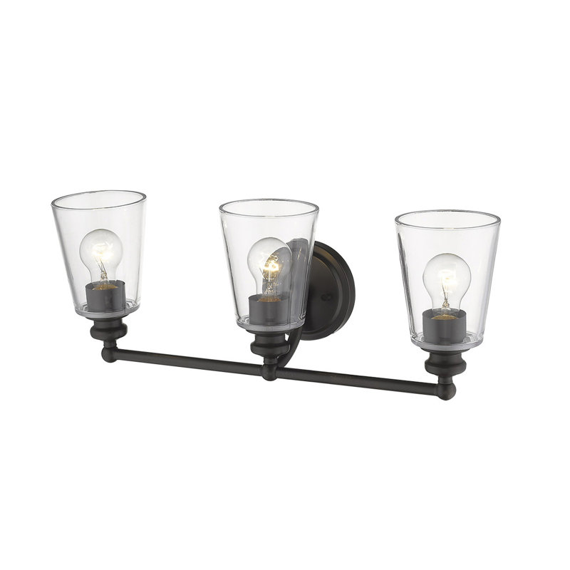 Hogue 3 - Light Dimmable Vanity Light, Oil Rubbed Bronze