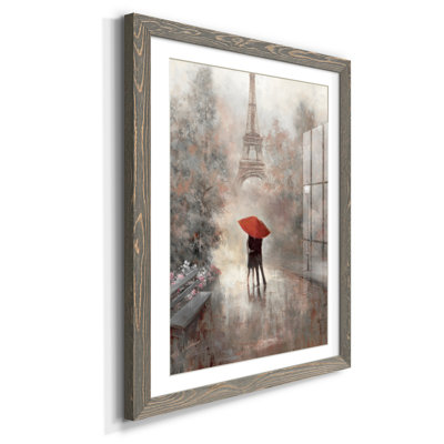 Paris In The Mist - Single Picture Frame Painting