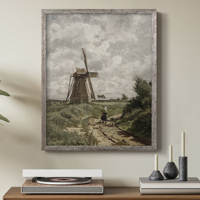 Vintage Landscape CCXX Framed Print - Solid Wood