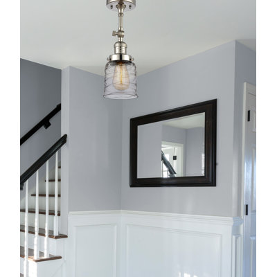 Hanceville Glass Semi Flush Mount