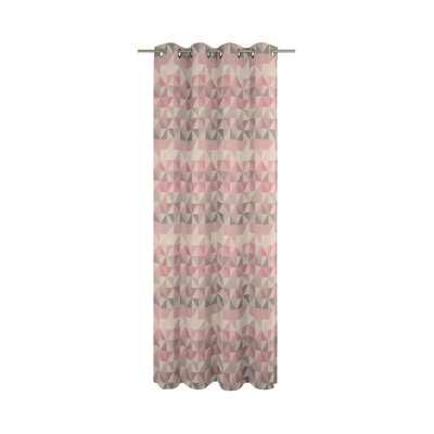 Vanesa Cotton Room Darkening Curtain Single Panel
