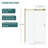 48"W X 76"H Singleslide Shower Door  8Mm Tempered Glass With 304 Stainless Steel Frame, Gold-124947400