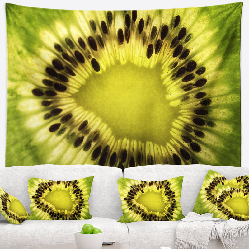 Tapisserie Kiwi Seeds and Interior, H 32 po x l 39 po