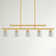 Macklin 5 - Light Dimmable Kitchen Island Modern Linear Chandelier