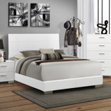 Clapp Vegan Leather Platform Bed