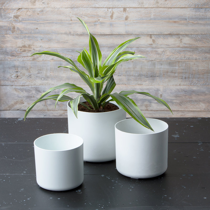 Partibha Pot Planter, White