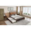 Wooden Storage Platform Bed With Drawers Aad Trundle-114195807