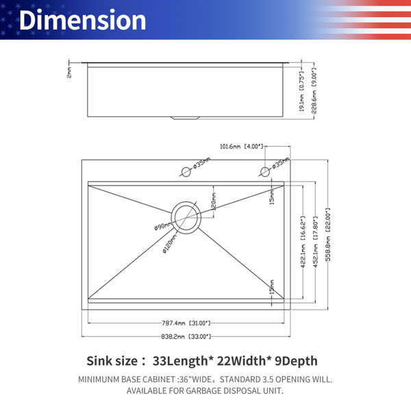 Dimensions du produit