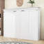 Murphy Bed, Foldable into Stylish White Cabinet-1379446704-1379446705