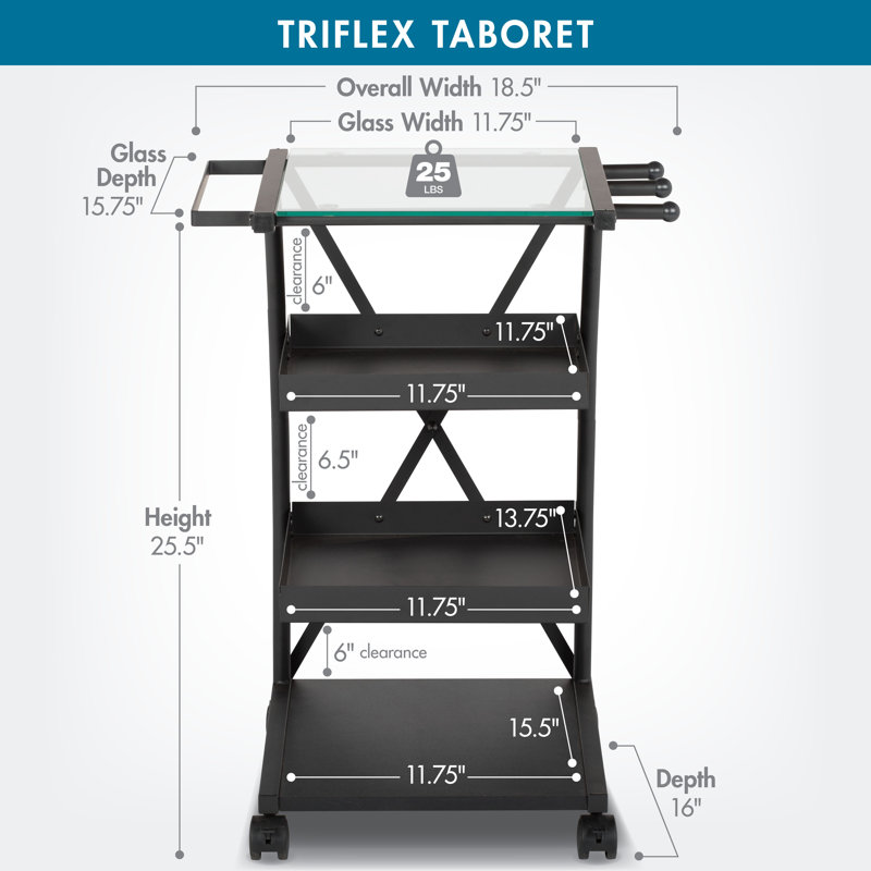 Chariot utilitaire Hermides, Noir
