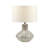 Black/White Geometric Stripe Porcelain Table Lamp