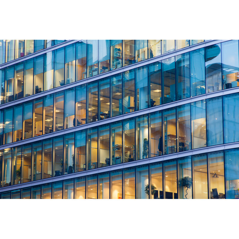 Skyscraper Office by Alice-photo - Wrapped Canvas Print, 30cm H x 46cm W