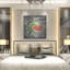 «Chalkboard Watermelon» par Art Licensing Studio, art mural en métal Luxe, 36 po x 36 po