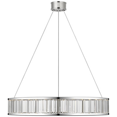 Chapman & Myers Iterna 30" Ring Chandelier with Alabaster