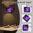 Arc Floor Lamp Purple Blue Neon Shimmer Glitter Floor Lamps with Remote LED Lights Adjustable Lamp Shades Tall Standing Lamps for Reading Office Living Room