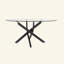 Table basse ovale, table d'appoint en verre de 100 cm avec pattes, table à thé moderne pour salon-824997183