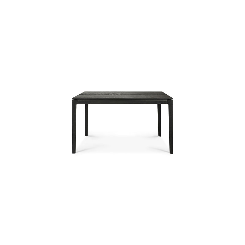 Bok Solid Wood Dining Table, 30"H x 110.2"L x 39.5"W, Black