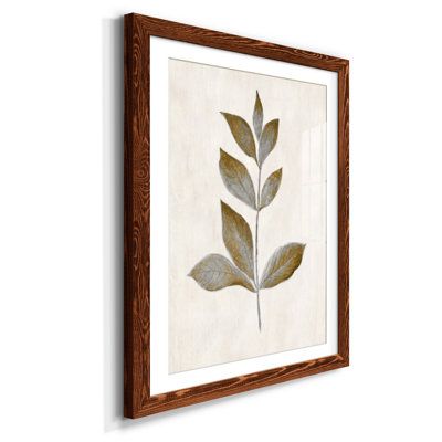 " Bronze Leaf I " Painting Print