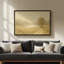 Art mural sur toile encadrée, "Misty Lakeside Path Landscape", impression murale pour chambre à coucher - 16 po x 24 po-917212989-917212987
