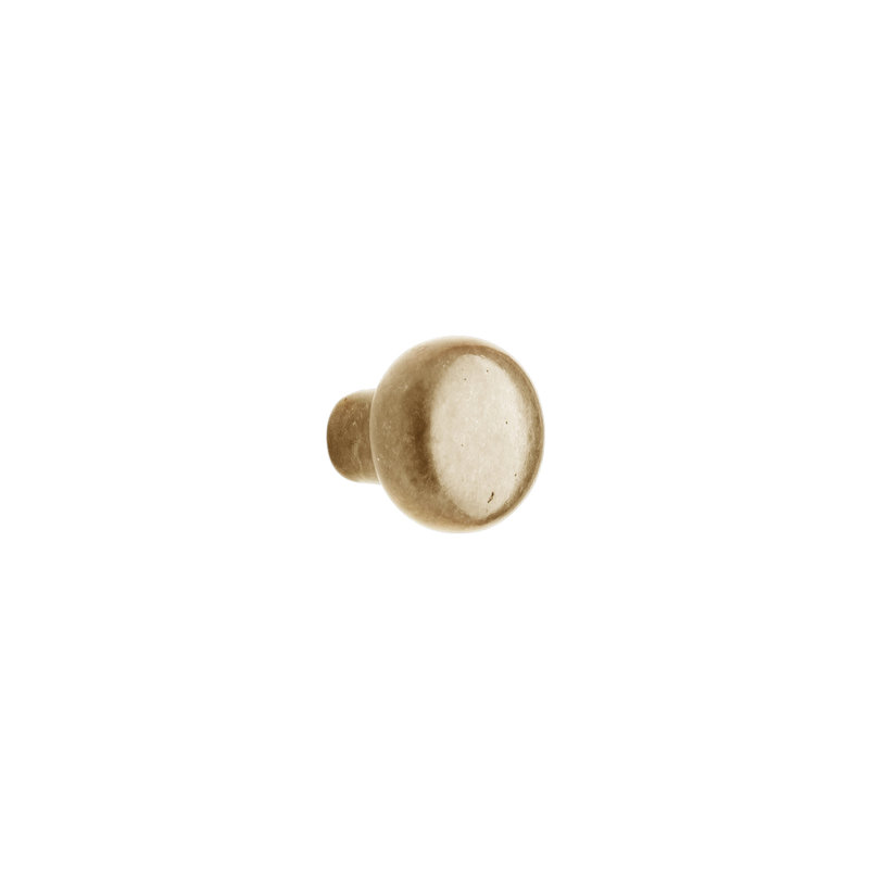 Bronze Mushroom Knob, Silicon Bronze Brushed