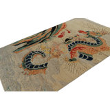 One-of-a-Kind Rectangle 6'2" X 9'5" Hand Knotted Area Rug