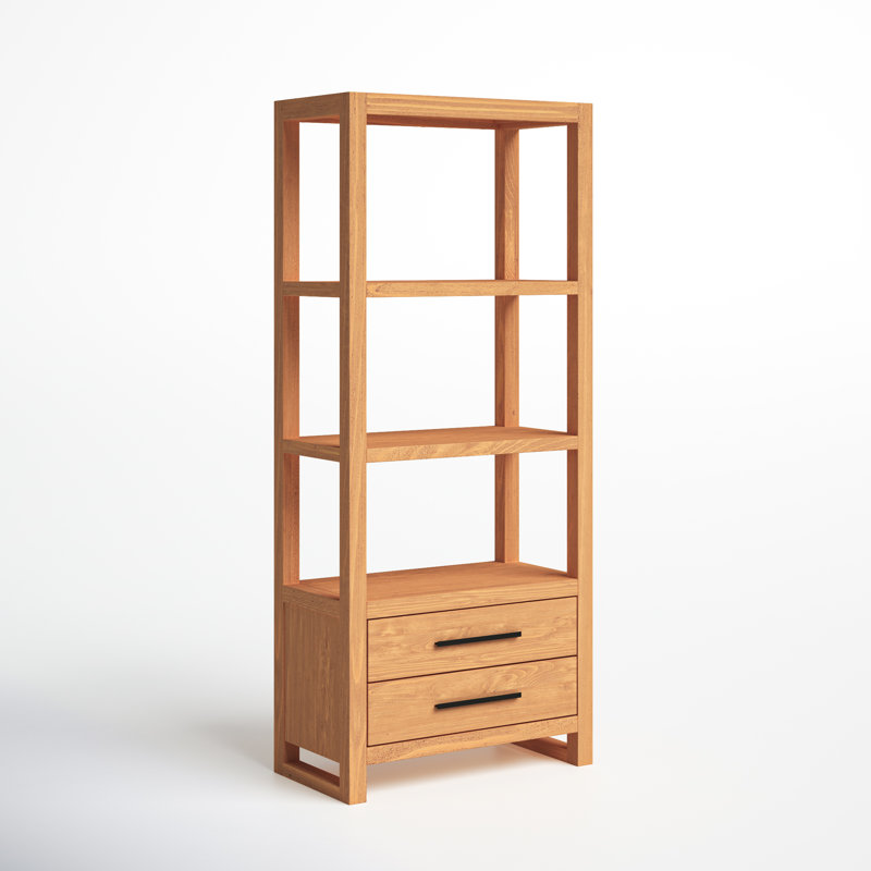 Modica Storage Bookcase, Natural