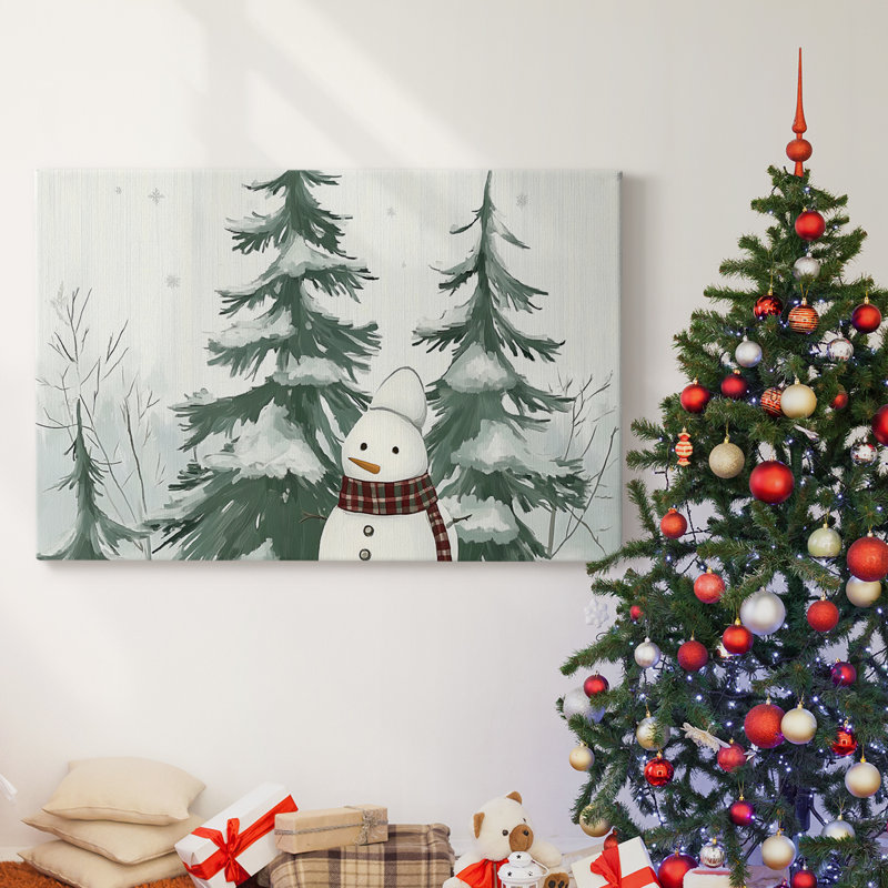 Christmas Holiday Arts - Toile tendue avec châssis XMA171655, H 12 po x l 18 po