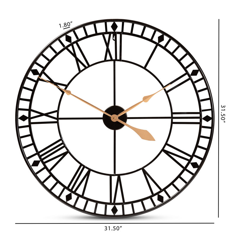 Metal Wall Clock