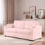 Convertible Sleeper Sofa With Full Size Mattress, 2 Usb Ports, 2 Cup Holders, 2 Side Pockets And 1 Phone Holder