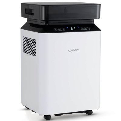 90 Pint Dehumidifier For Basement With Continuous & Auto Mode Large Water Tank
