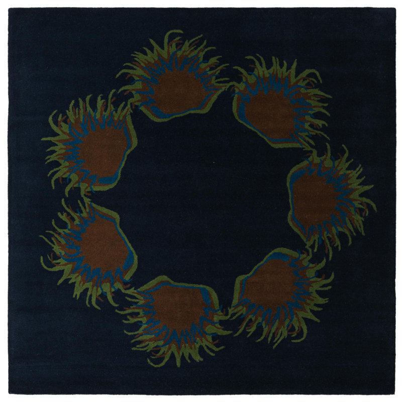 Tapis bleu marine 8 pi Pineland
