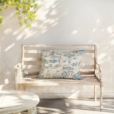 Coussin extérieur Here Fishy