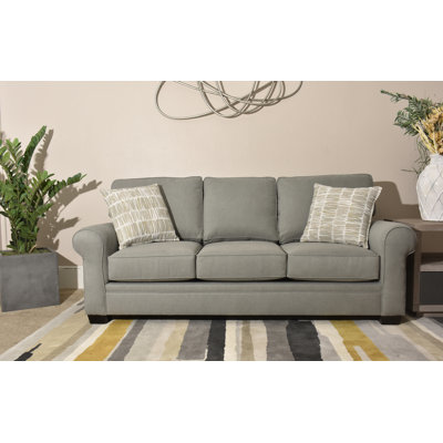 Daulton 84"" Rolled Arm Sofa Bed with Reversible Cushions -  Wildon Home®, 2751A7C3771D4B76A91364246F923616