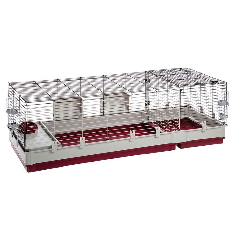 Midwest Homes For Pets Ferplast Krolik XXL Rabbit Cage with Wire Extension, Rabbit  Cage Includes All Accessories  Reviews Wayfair