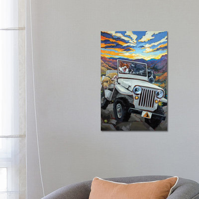 Watch For Falling Rocks by CR Townsend - Wrapped Canvas Painting