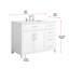 Ensemble de meuble-lavabo simple 42 po avec plateau en marbre Tremolo-599041459