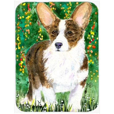 Planche à découper en verre caroline trésors corgi