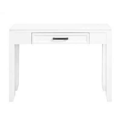 Bureau d'écriture blanc avec tiroir