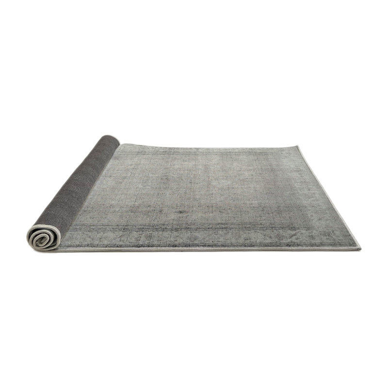 Tapis gris zone contemporaine, Rond 8 pi