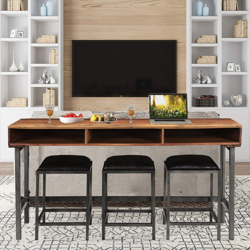 Metal Base Dining Table